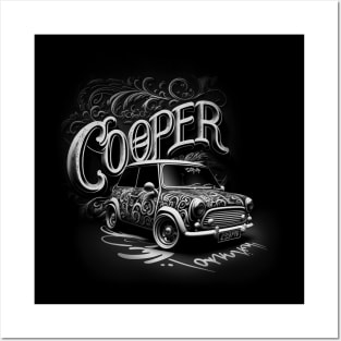 Mini Cooper street machine Posters and Art